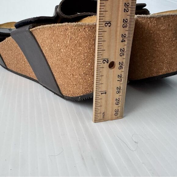 Eric Michael lilly Women's Sandal cork wedge platform women’s size 41 / 10.5-11 - Picture 7 of 10